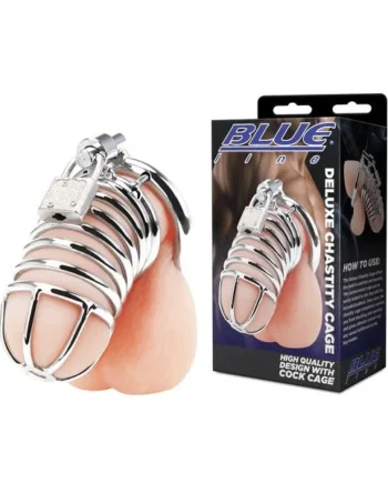 Deluxe Chastity Cock Cage by Blue Line