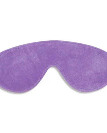 Deluxe Fetish – Leather Furry Purple Blindfold