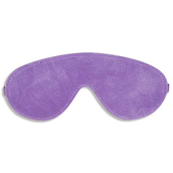 Deluxe Fetish – Leather Furry Purple Blindfold