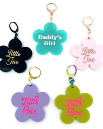 Design Your Own Acrylic Collar Tag – Flower