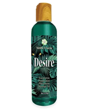 Desire Pheromone Massage Oil - Eucalyptus & Peppermint 4oz
