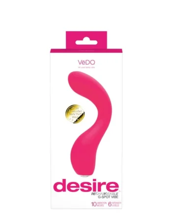 Desire Rechargeable G-Spot Vibe - Pink