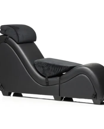 Detachable Kinky Couch Sex Chaise with Love Pillows – Black