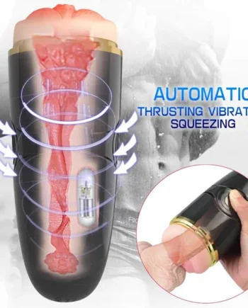 Detachable Pocket Pussy Sex Toy Vibrating Male Masturbator Cup