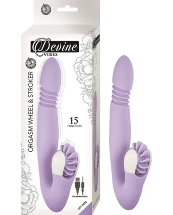 Devine Vibes Orgasm Wheel & Stroker – Lavender