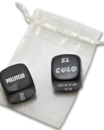 DIABLO PICANTE - GAME BAG WITH SADO DICE 3 MM x 3 MM + BODY PARTS DICE