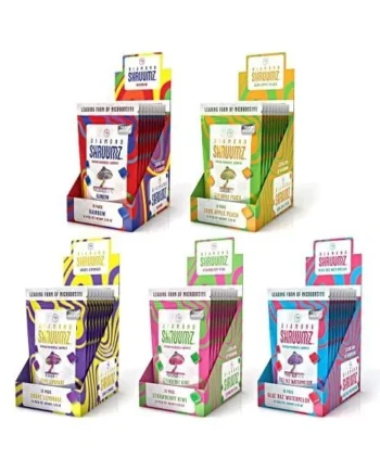 Diamond Shruumz Microdose Gum 10pk/Display Blue Razz Watermelon