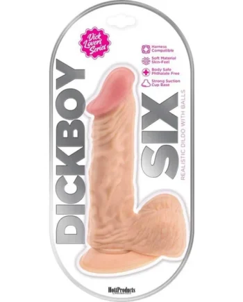 Dick Boy 6 Inch Dildo - Flesh