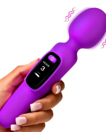 Digital Silicone Wand with Display