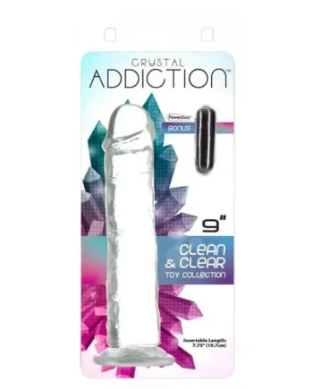 Dildo - Addiction - Crystal Addiction 9-inch dildo