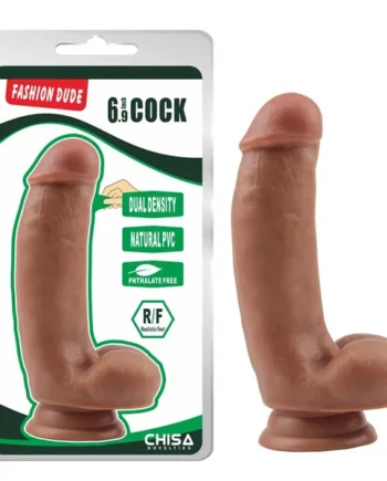 Dildo Dual Density Fashion Dude 6.9 Tan