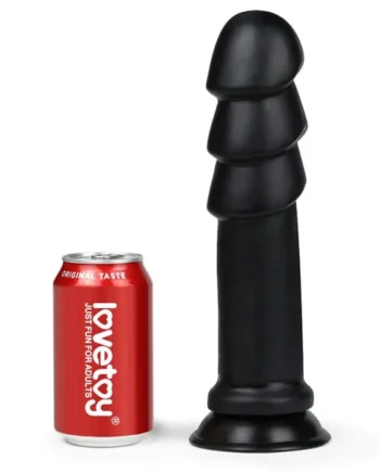 Dildo King Sized Anal Ripples 11.25 Black