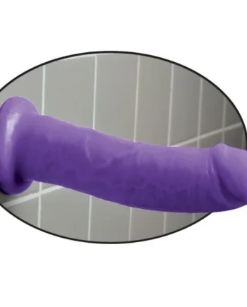 Dillio dildo with suction cup 20.32cm - purple