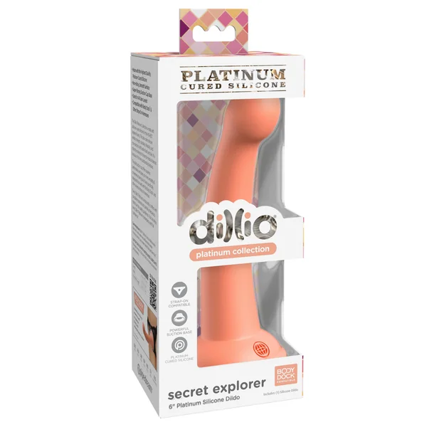 Dillio Platinum - Secret Explorer 6 Inch Dildo