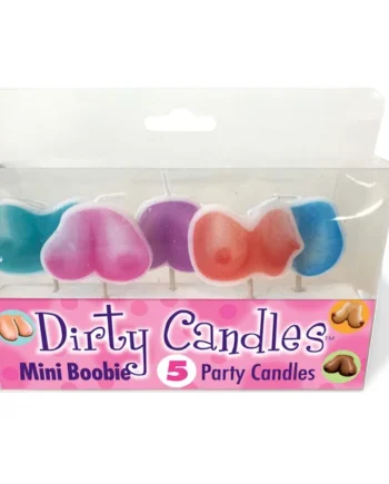 Dirty Boob Candles 5 Party Candles