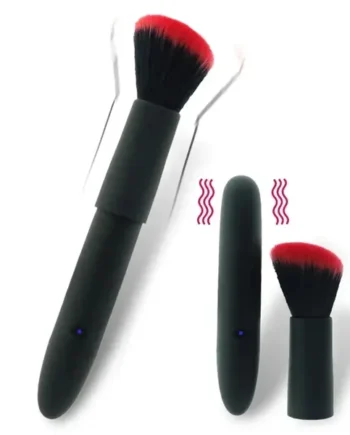 Discreet 11cm Makeup Brush Bullet Vibrator