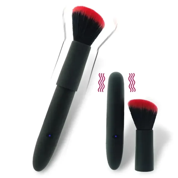 Discreet 11cm Makeup Brush Bullet Vibrator