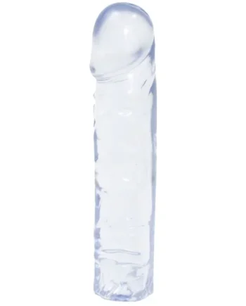 Doc Johnson Crystal Jellies Classic Dong 8″/20cm Clear