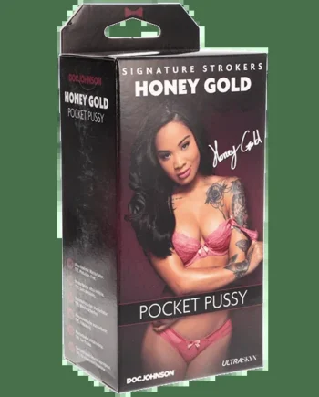 Doc Johnson Signature Strokers Honey Gold Pocket Pussy