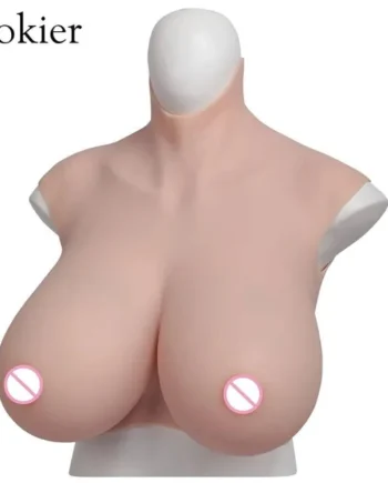 Dokier K Cup Fake Boobs: Realistic Silicone Breast Forms for Crossdressing, Drag Queens, Shemales, and Transgender Individuals
