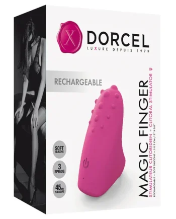 Dorcel Vibrating Clitoral Stimulator Magic Finger - Pink