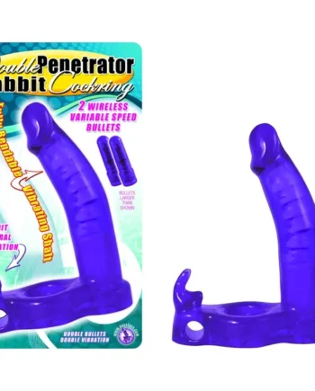DOUBLE PENETRATOR RABBIT COCKRING PURPLE