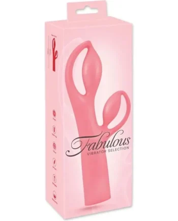 Double Stimulation vibrator - You2Toys - Fabulous Vibrator Pink