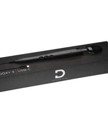 Doxy 3 USB-C Wand Massager - Matte Black