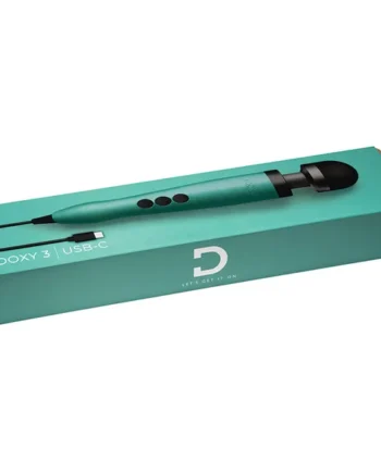 Doxy 3 USB-C Wand Massager - Turquoise