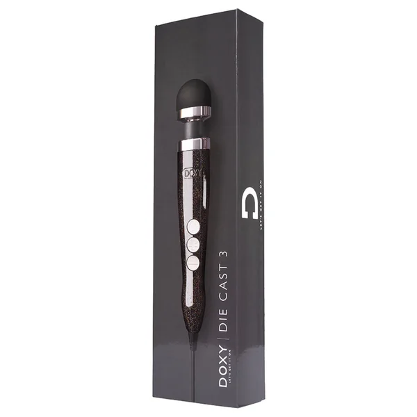 Doxy Die Cast 3 Wand Massager - Disco Black