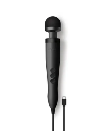 Doxy USB-C Powerful Massage Wand Vibrator - Matte Black