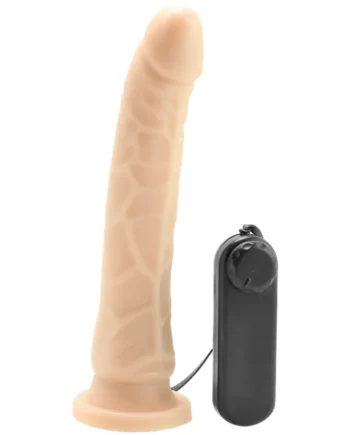 Dr. Skin 8.5 Inch Vibrating Cock in Vanilla