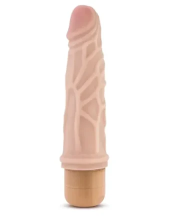 Dr. Skin Cock Vibe 3 Vibrating Dildo 7.25in – Vanilla