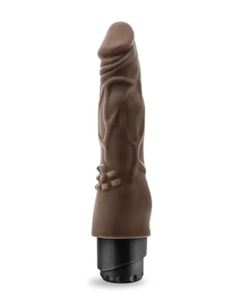 Dr. Skin - Cock Vibe 4 - 8 Inch Vibrating Cock - Chocolate