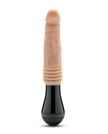 Dr. Skin Dr. Knight Thrusting Vibrating Silicone Dildo