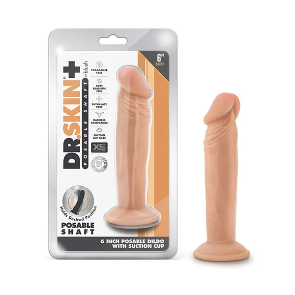 Dr. Skin Plus 6 Inch Posable Dildo