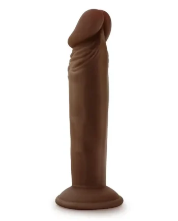 Dr. Skin Plus Gold Collection Posable Dildo 6in – Chocolate