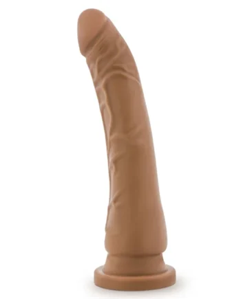 Dr. Skin Silicone - Dr. Noah - 8 Inch Dong With Suction Cup - Mocha