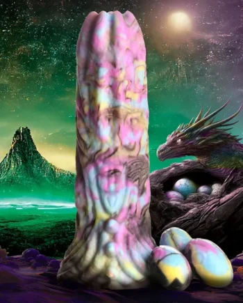 Dragon Spawn Ovipositor Silicone Dildo With Eggs