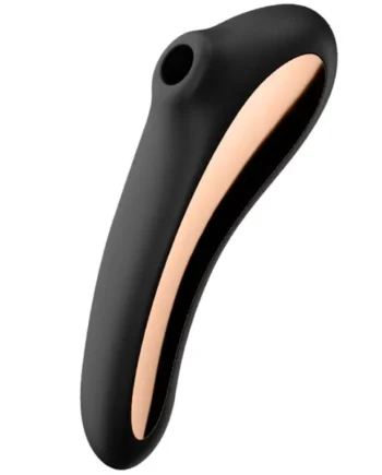 Dual kiss air pulse vibrator satisfyer sex toy black stimulation clitoris g-spot