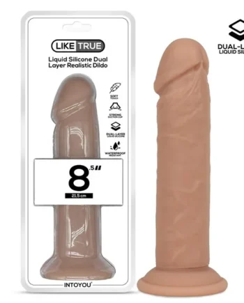 Dual Layer Dildo 8.5 Flesh