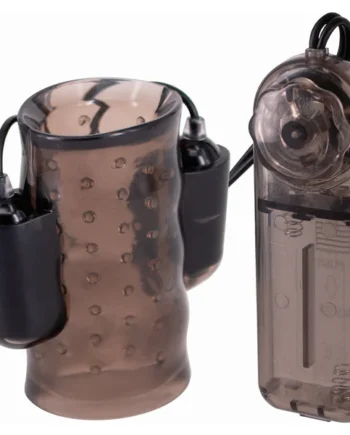 Dual Power Vibrating Masturbation Sleeve