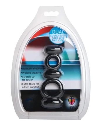Dual Stretch to Fit Cock and Ball Ring