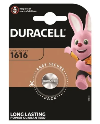 DURACELL - BUTTON BATTERY LITIO CR1616 3V 1 UNIT