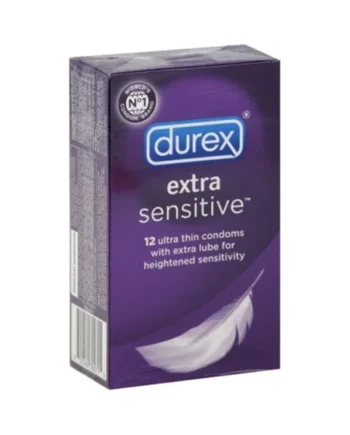Durex Extra Sensitive Condoms Lubricated - 12 Pack New Item Number 30271
