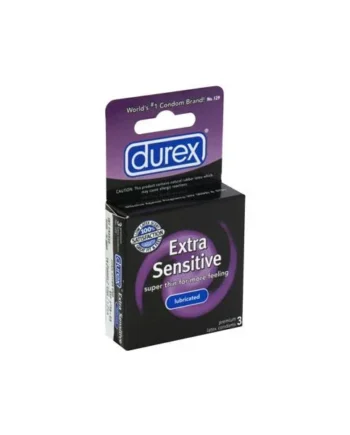 DUREX EXTRA SENSITIVE LUBRICATED 3PK