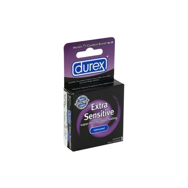 DUREX EXTRA SENSITIVE LUBRICATED 3PK