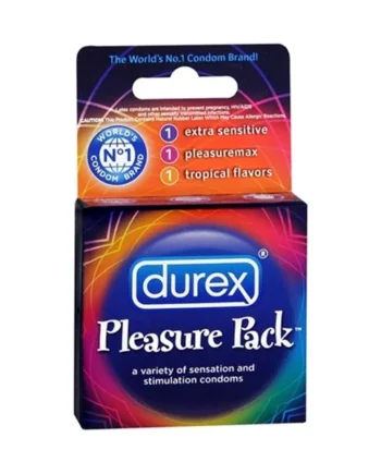 Durex Pleasure Pack - 3 Pack