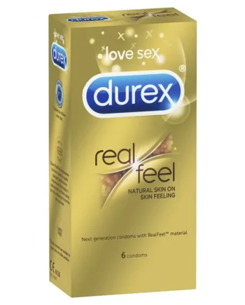 Durex - Real Feel Latex-Free Condoms - 6 Pack