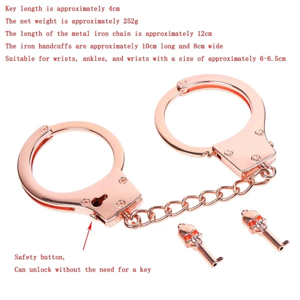 DUTRIEUX Stainless Steel Bondage Set – Handcuffs, Ankle Restraints & Neck Collar for Couples